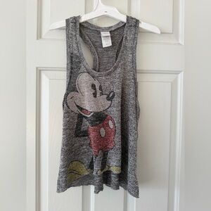 Disney Heather Gray Racerback Tank
